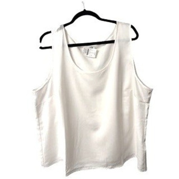 J. Crew Cream Tank Top Size 2X NWT - Picture 4 of 8